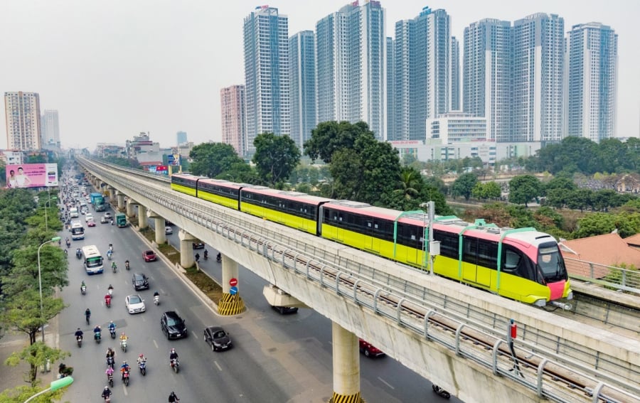 Đúng 8h ngày 8/8, Đường sắt trên cao Nhổn - ga Hà Nội sẽ chính thức vận hành